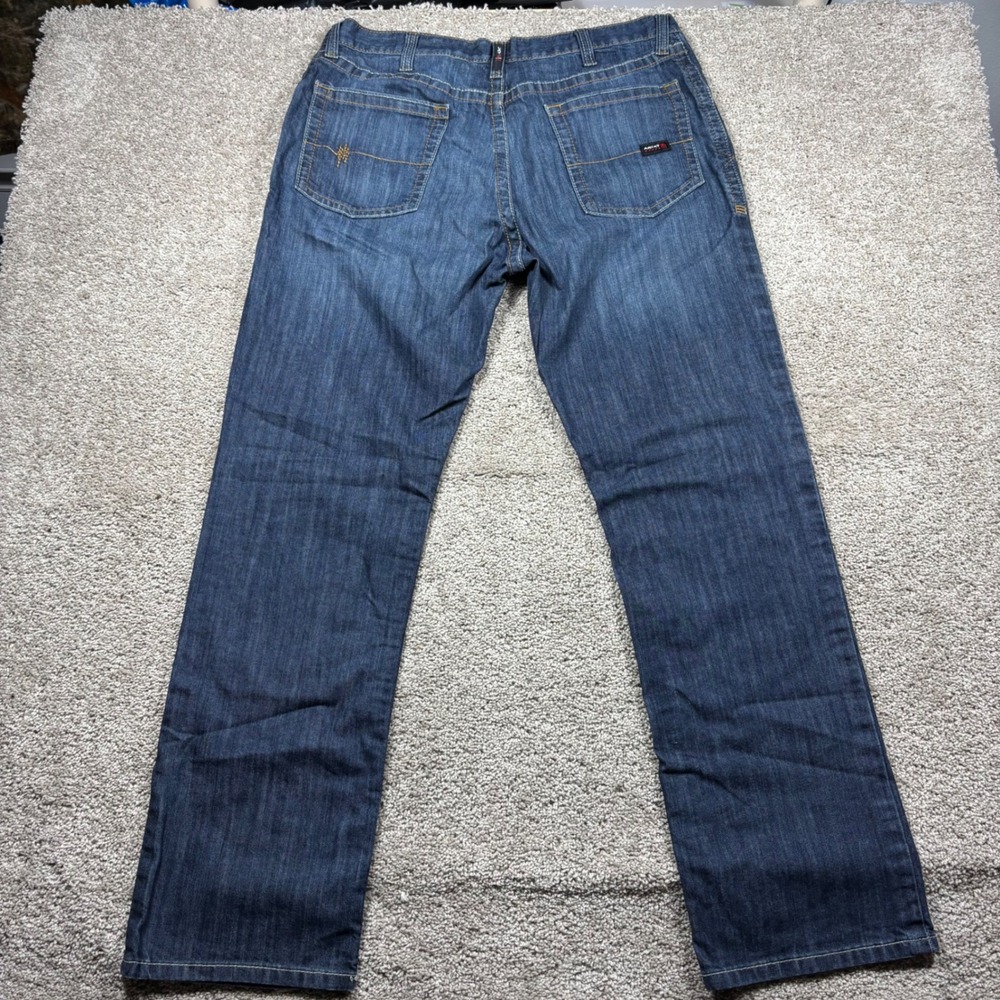Ariat FR M4 Relaxed Boot Mens Jeans 38x34 Dark Wash Flame Resistant CAT 2 Denim